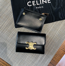 셀린느 트리오페 컴팩트 반지갑 (탈부착카드지갑)