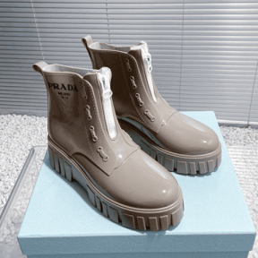 프라다 지퍼 레인부츠