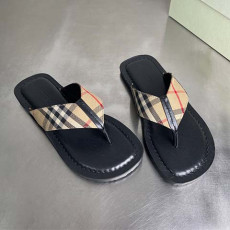 버버리 체크 쪼리 플립플랍
