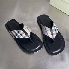 버버리 체크 쪼리 플립플랍